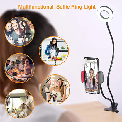 Selfie Ring Light With Mobile Phone Holder