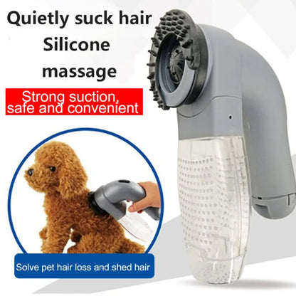 Electric Pet Hair Vacuum Massager