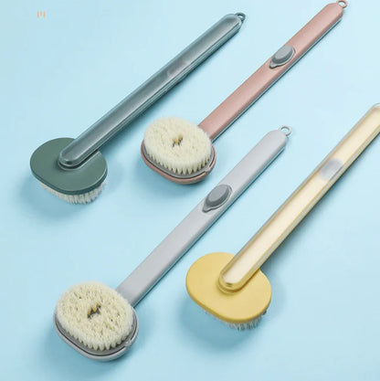 Bath Brush with Built-in Soap Dispenser